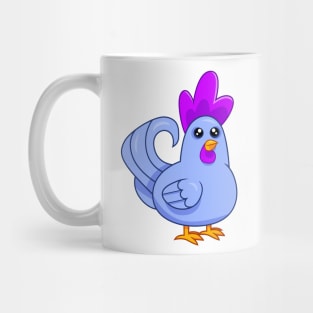 Blue Chicken Mug